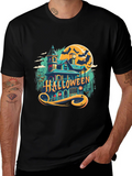 Halloween Spooky House Graphic Tee