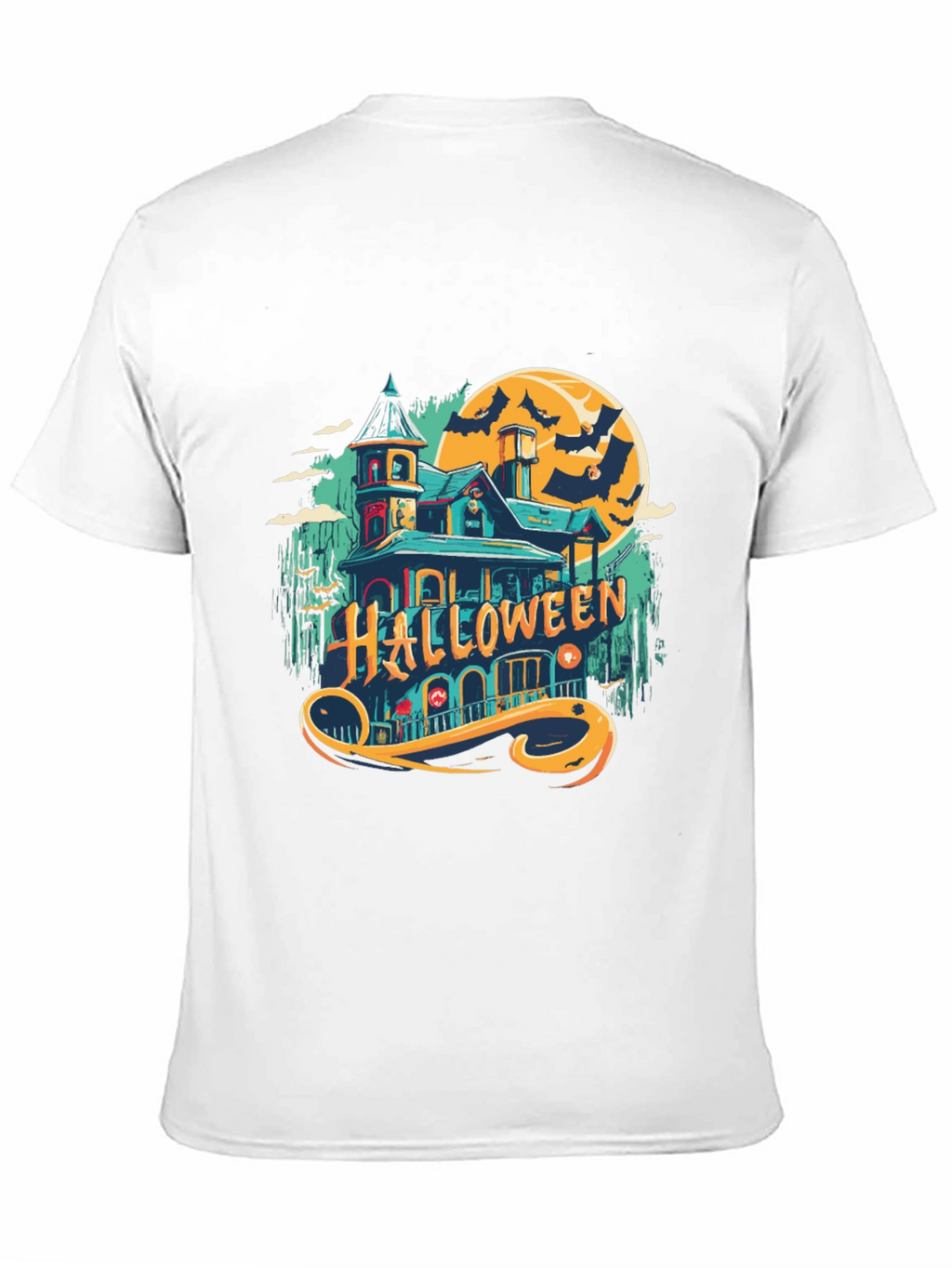 Halloween Spooky House Graphic Tee