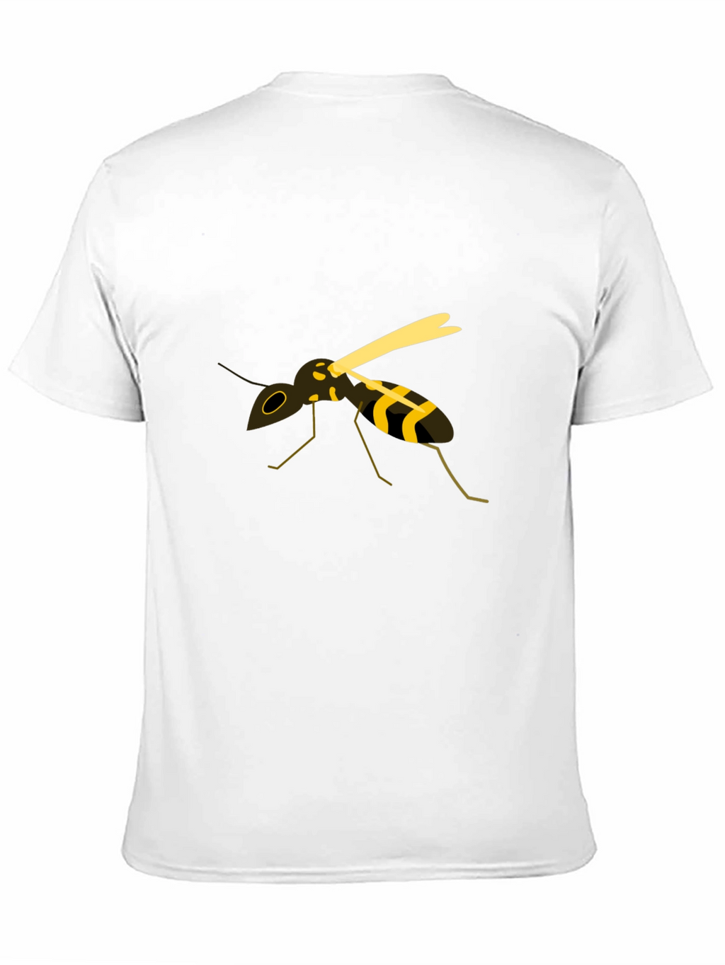 Wasp Graphic Tee - Black Cotton Casual Top