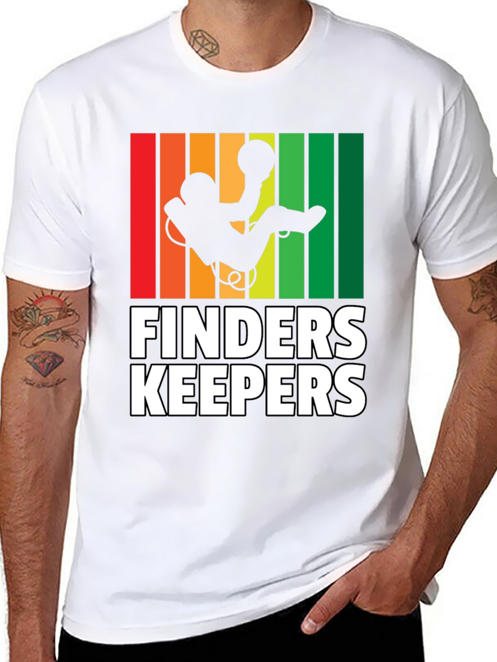 Finders Keepers Scuba Diving T-Shirt Diver Gift