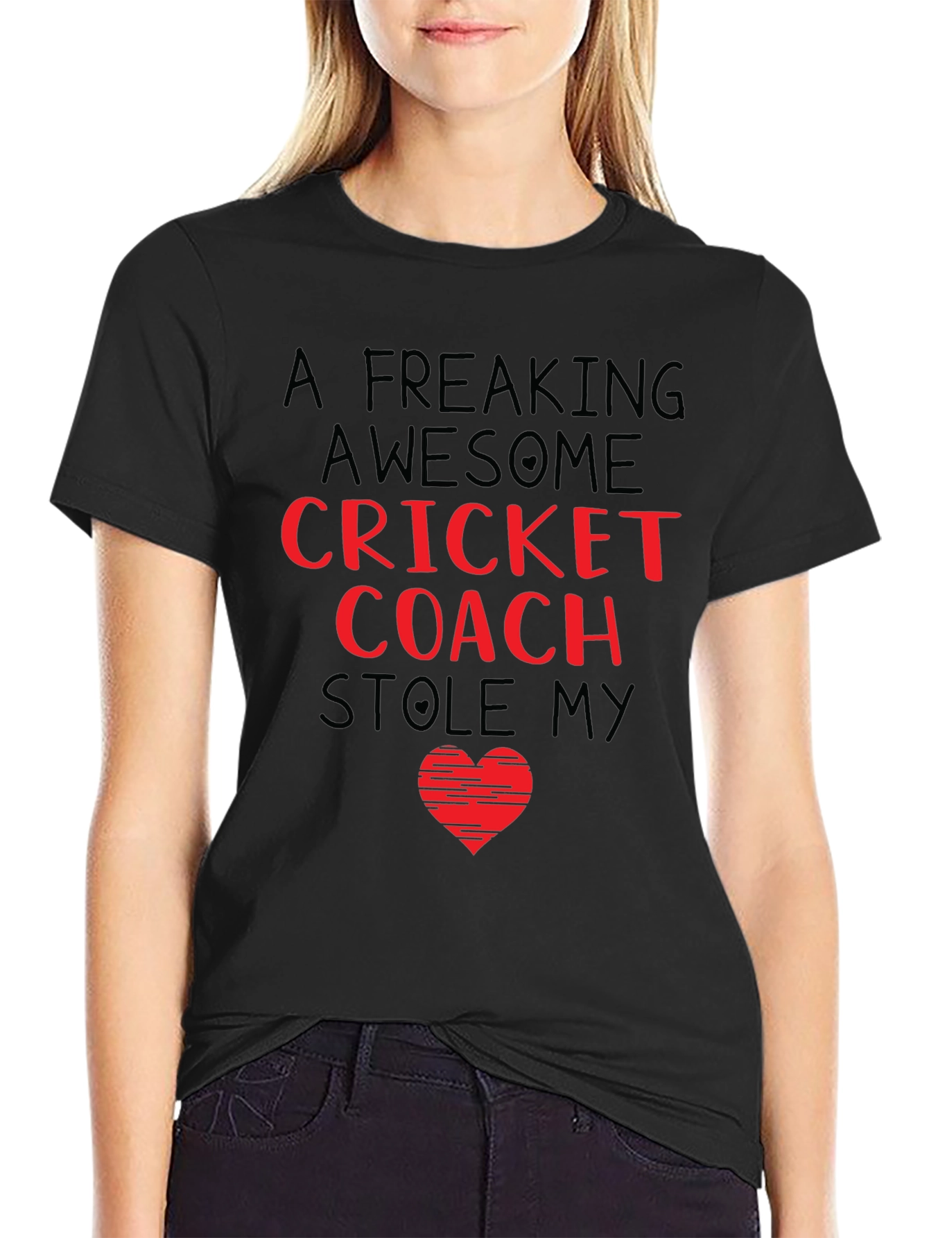 Awesome Cricket Coach Graphic Tee