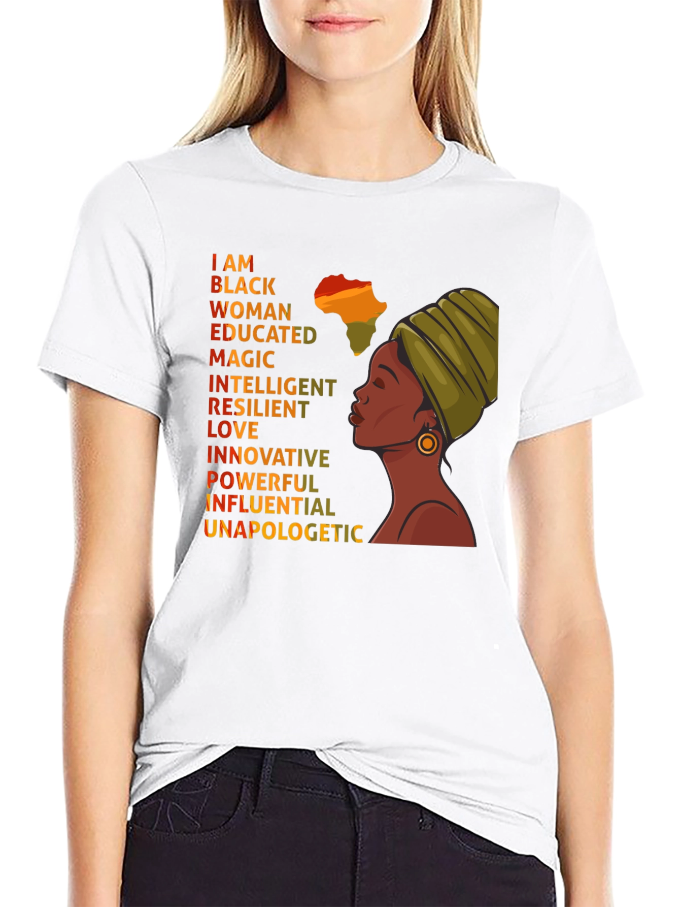 Empowered Black Woman Graphic Tee