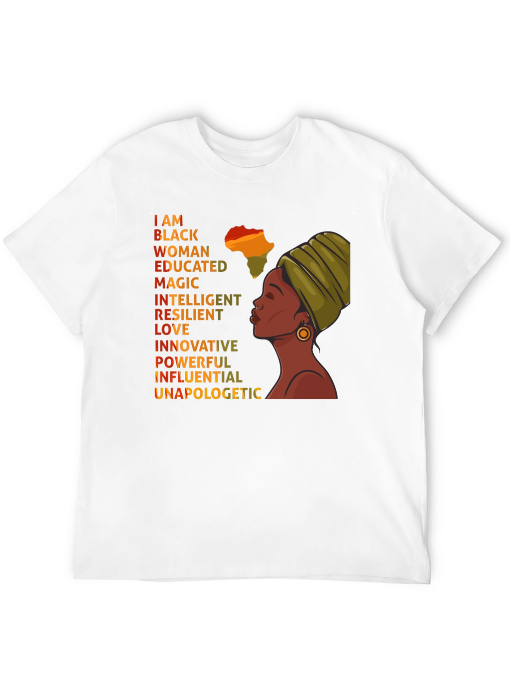 Empowered Black Woman Graphic Tee