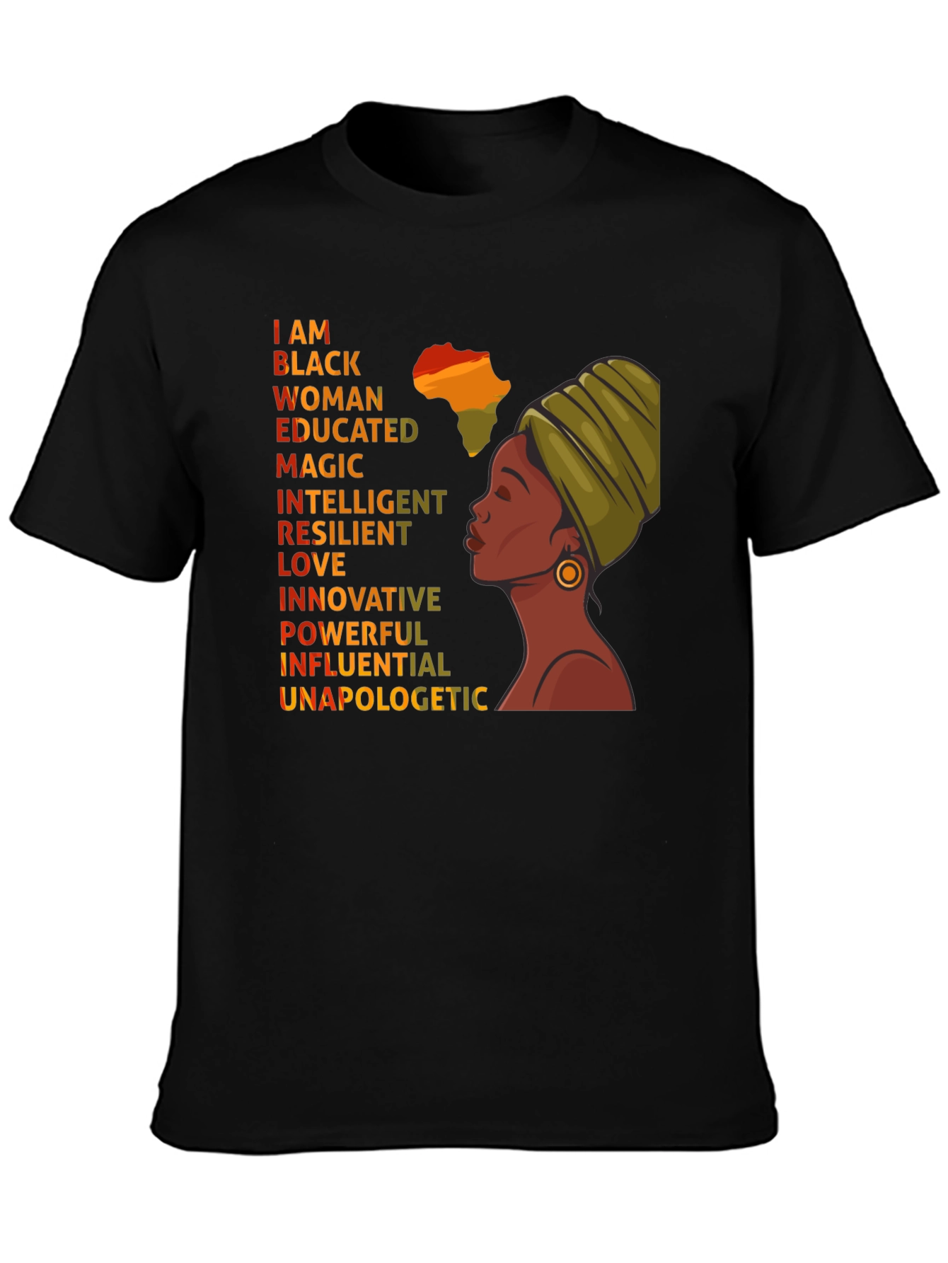 Empowered Black Woman Graphic Tee