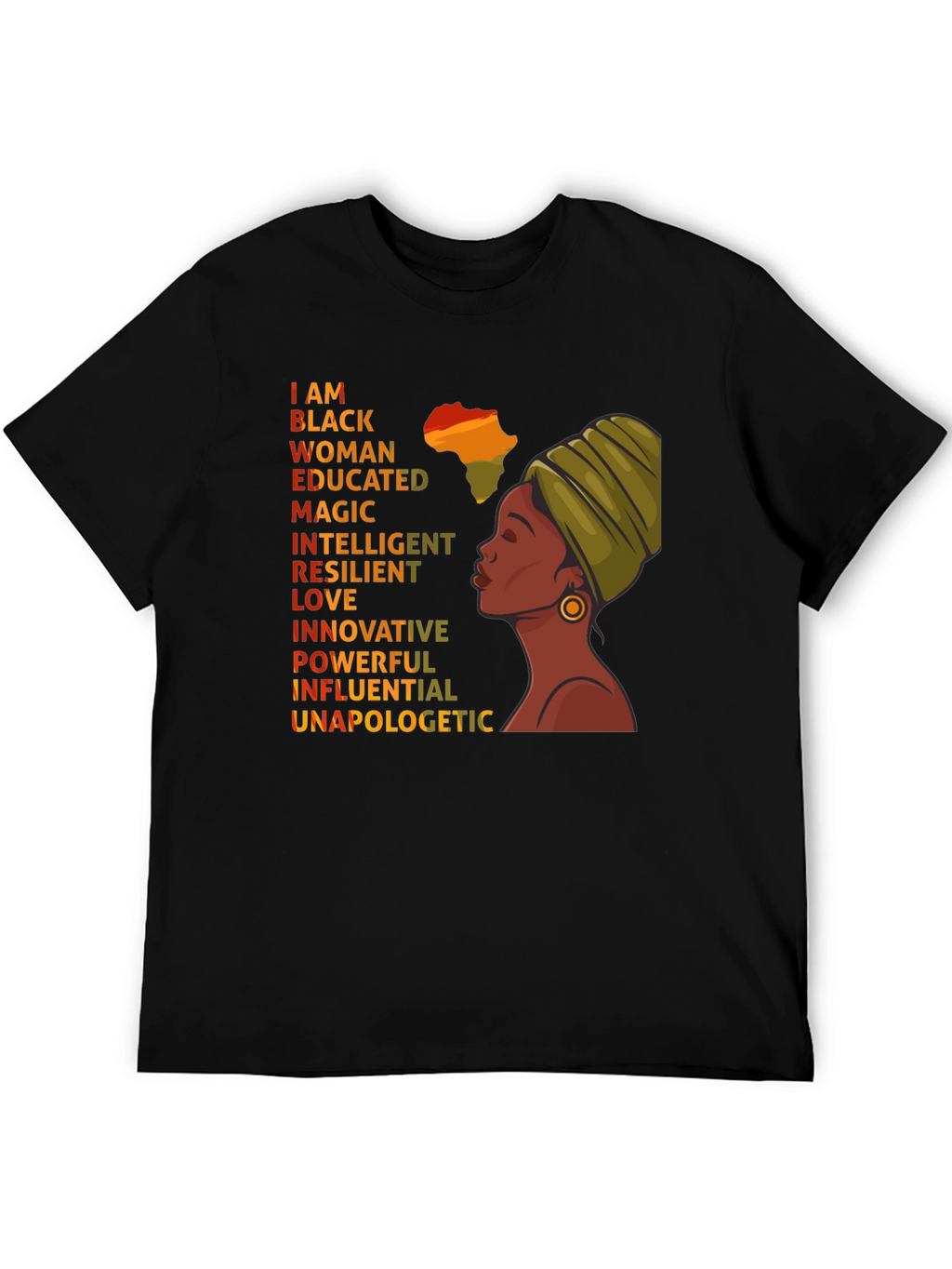 Empowered Black Woman Graphic Tee