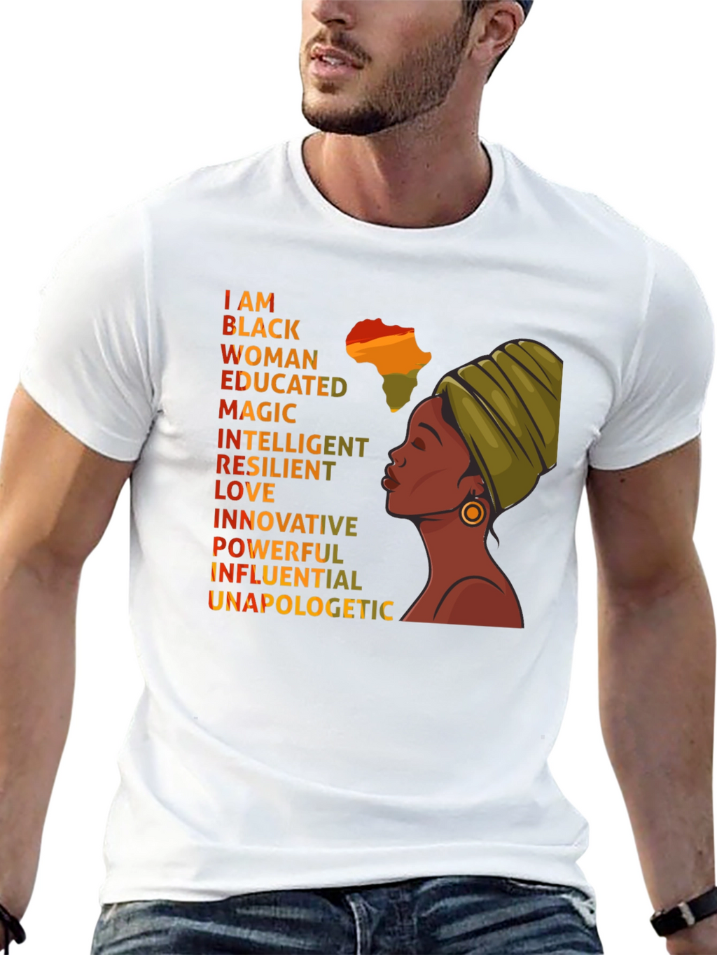 Empowered Black Woman Graphic Tee