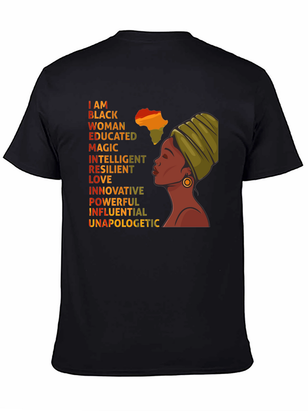 Empowered Black Woman Graphic Tee