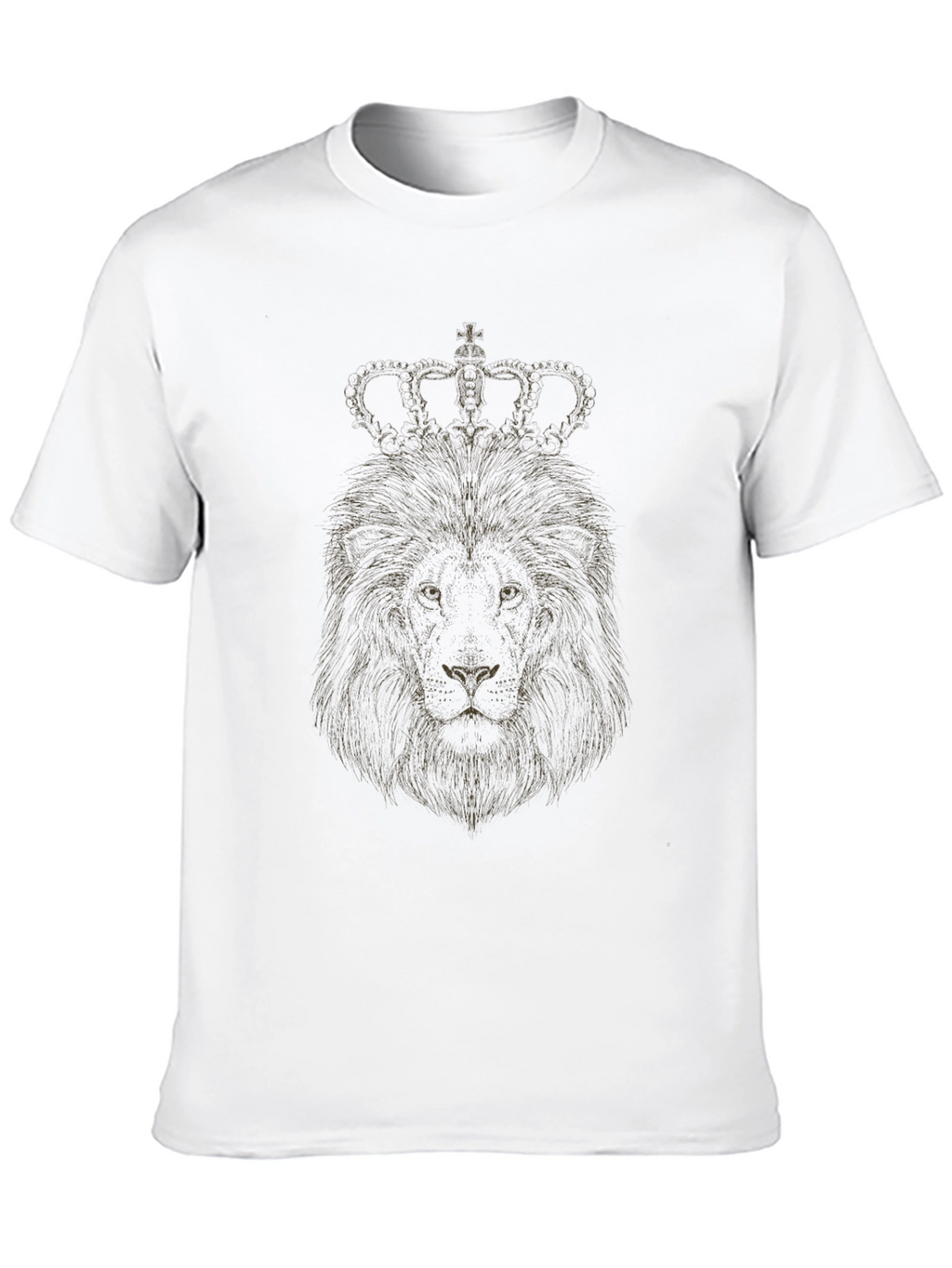 Lion Crown Graphic Tee - Black T-Shirt