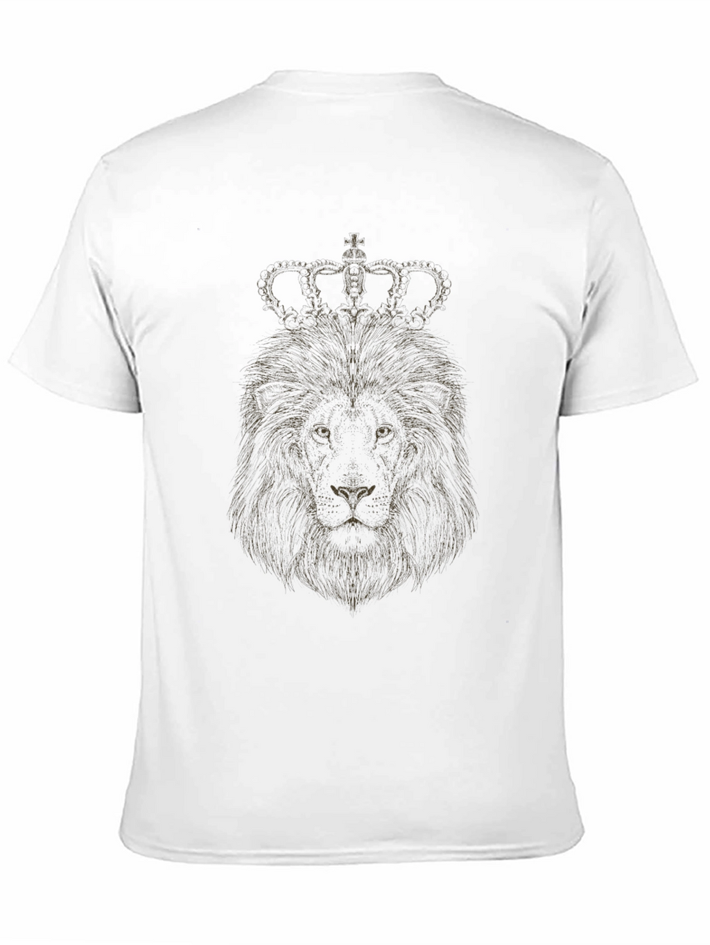 Lion Crown Graphic Tee - Black T-Shirt