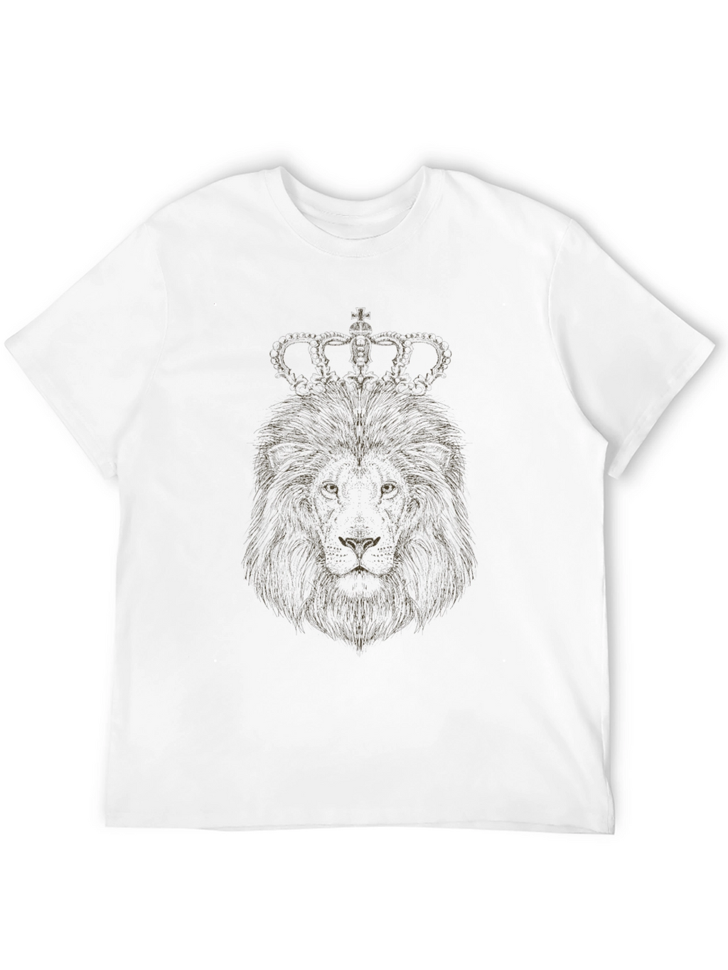 Lion Crown Graphic Tee - Black T-Shirt