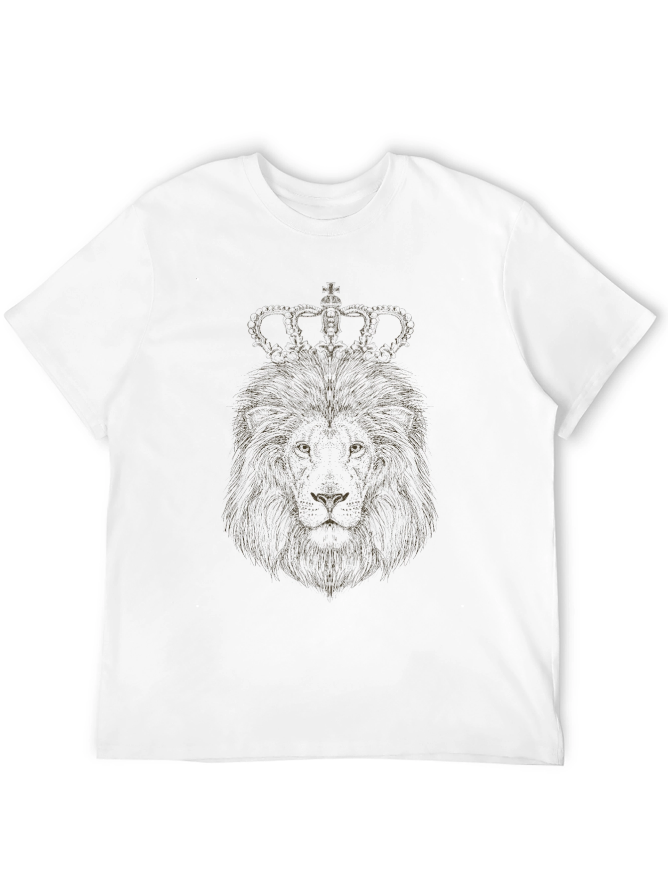 Lion Crown Graphic Tee - Black T-Shirt