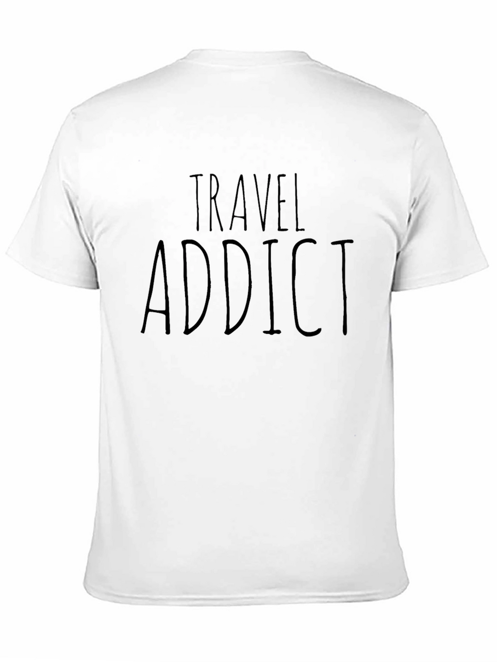 Travel Addict Black T-Shirt