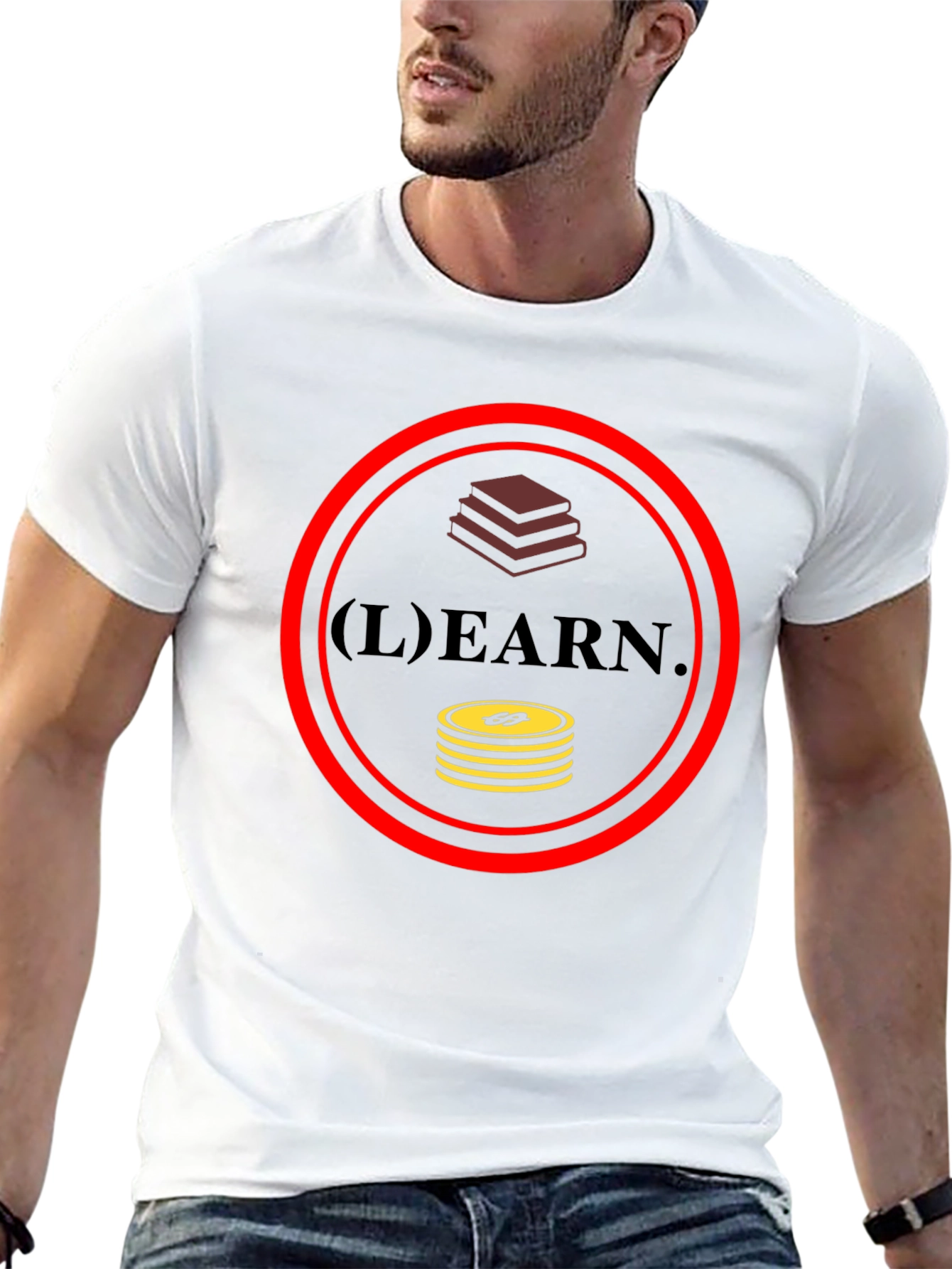 Learn and Earn Graphic T-Shirt