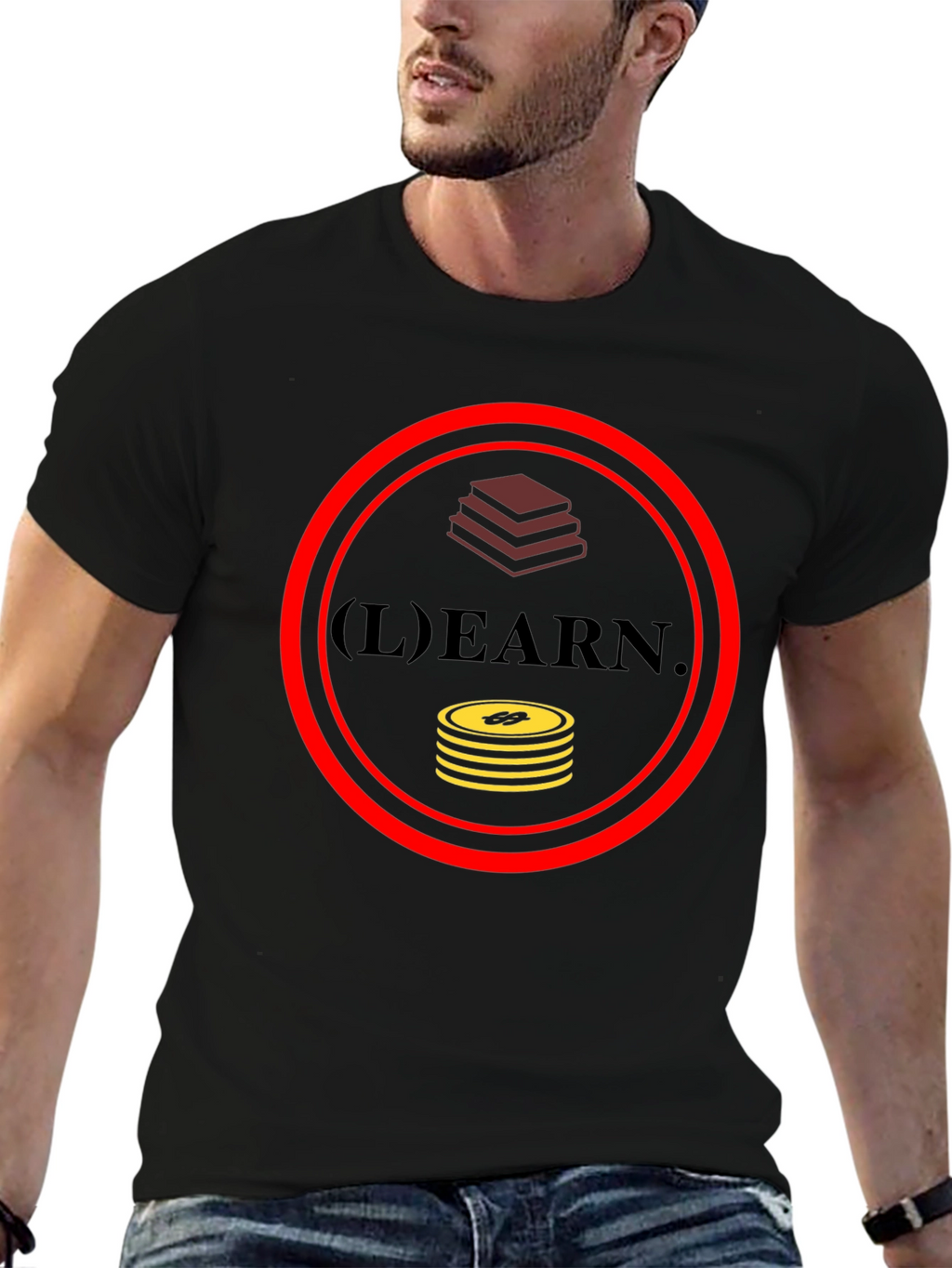 Learn and Earn Graphic T-Shirt