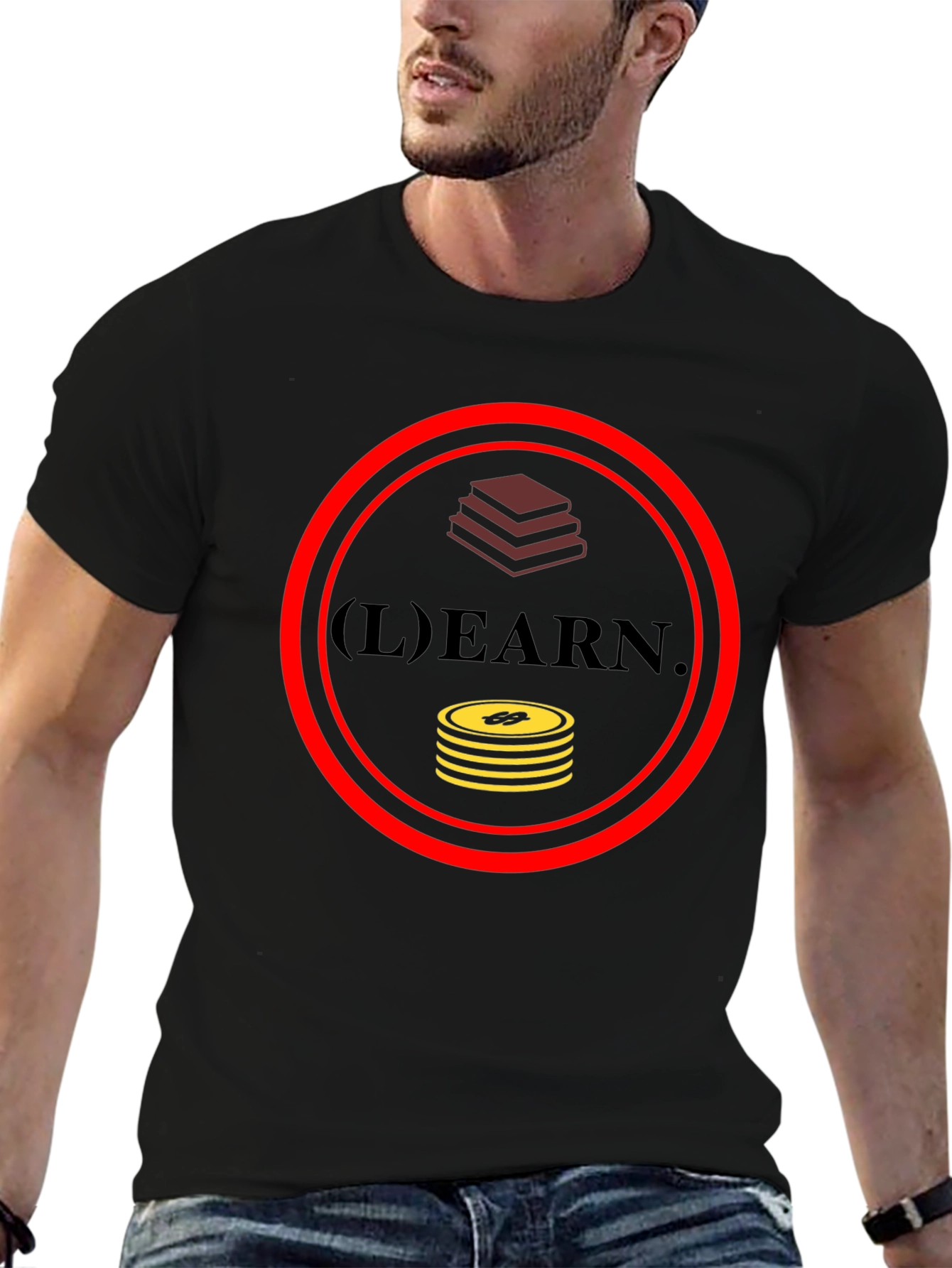 Learn and Earn Graphic T-Shirt