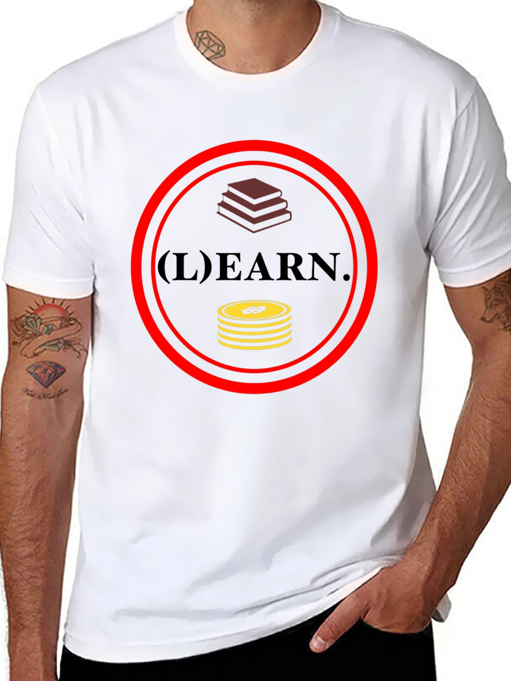 Learn and Earn Graphic T-Shirt