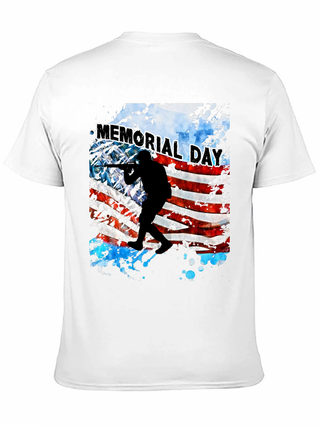 Memorial Day Flag Graphic T-Shirt