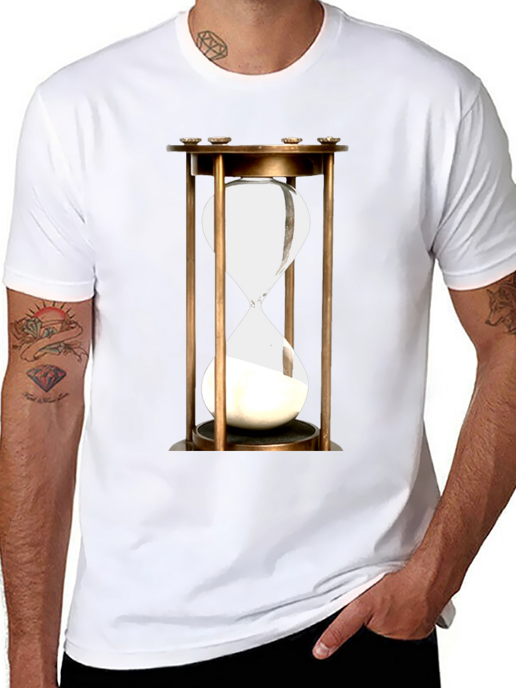 Hourglass Graphic Tee - Time Flies!