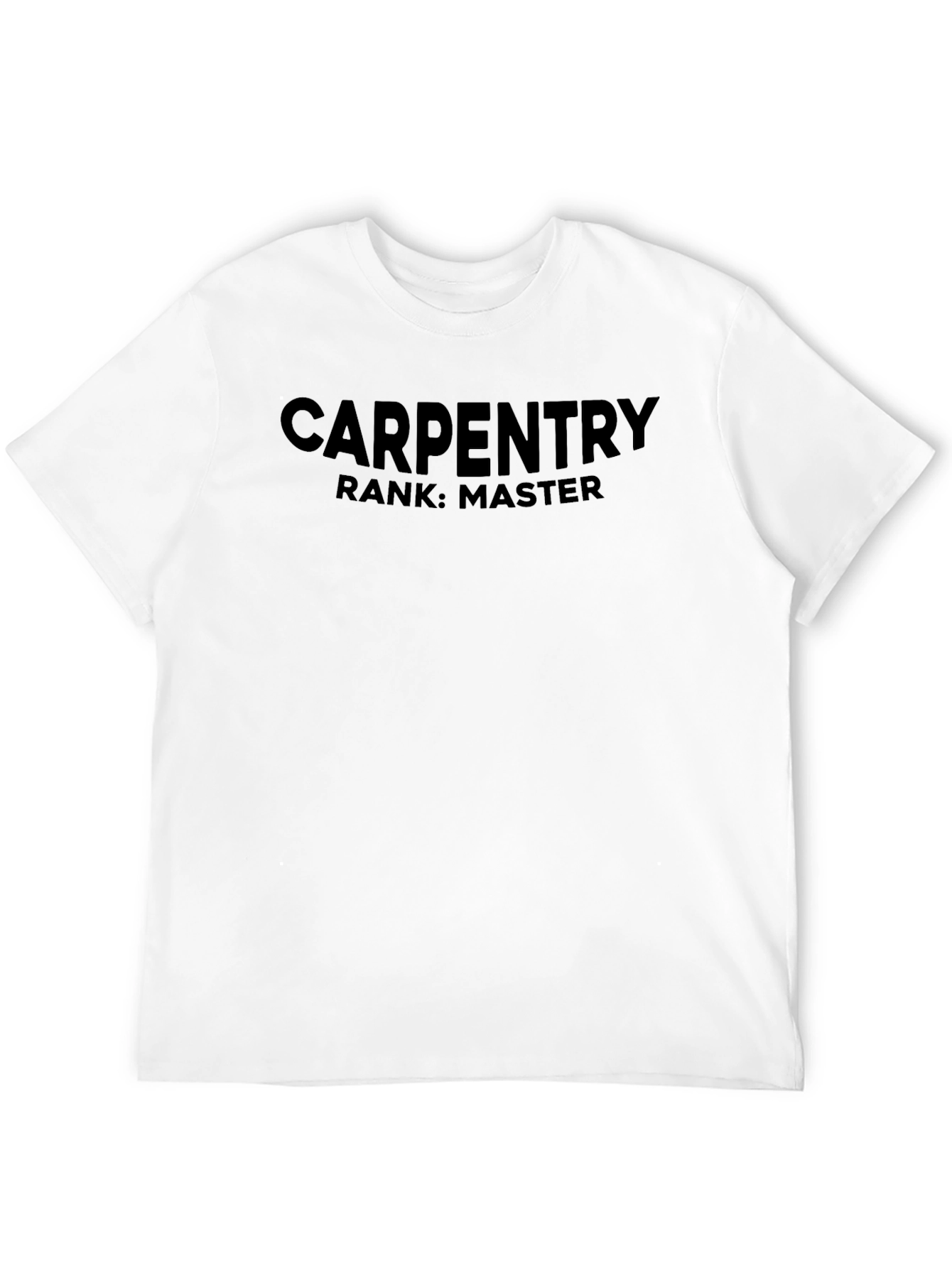 Carpentry Master Rank Black T-Shirt