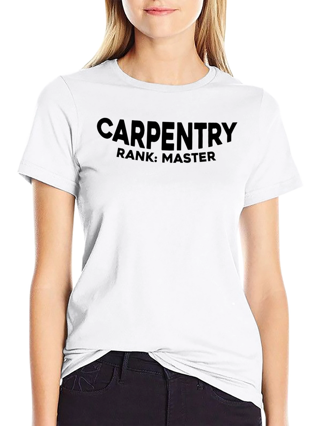 Carpentry Master Rank Black T-Shirt