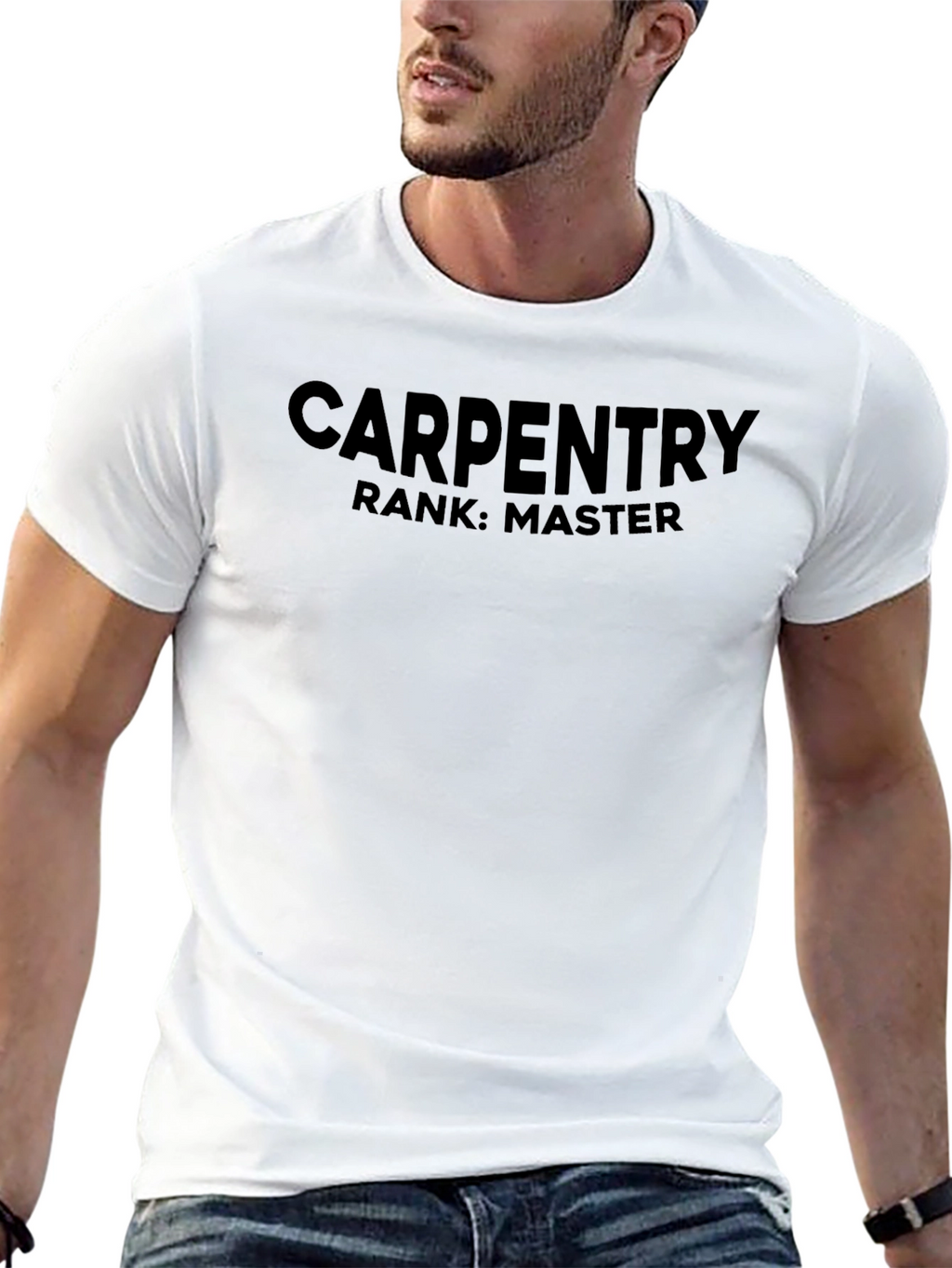 Carpentry Master Rank Black T-Shirt