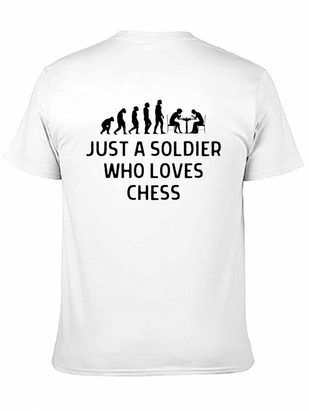 Chess Lover T-Shirt - Soldier Evolution Graphic