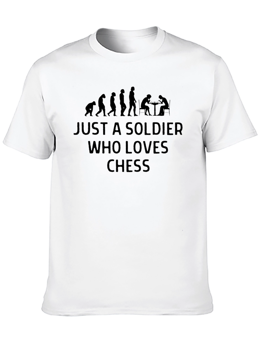 Chess Lover T-Shirt - Soldier Evolution Graphic