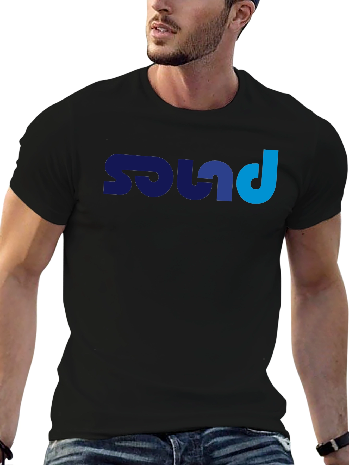Sound Graphic Tee - Black
