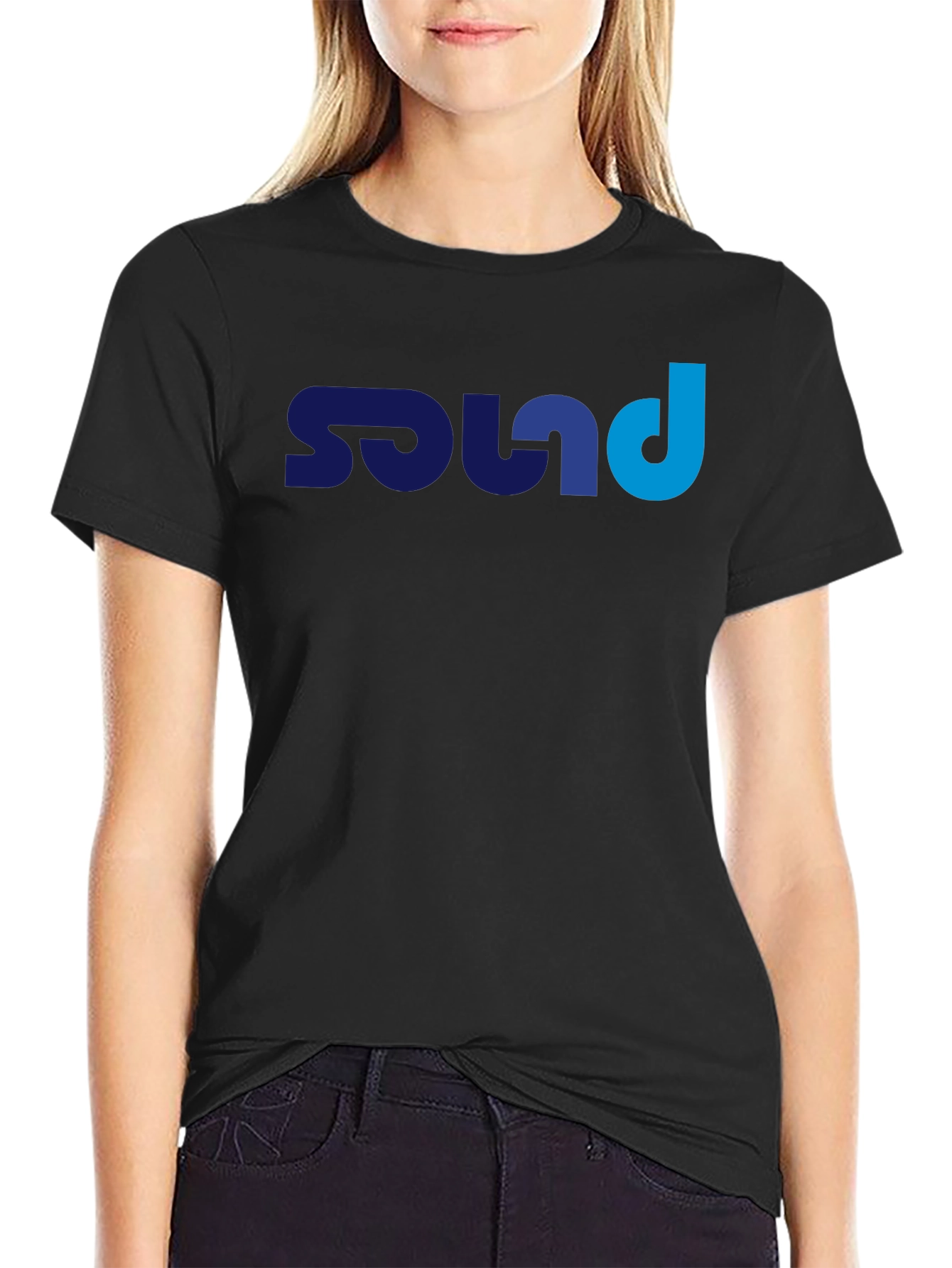 Sound Graphic Tee - Black