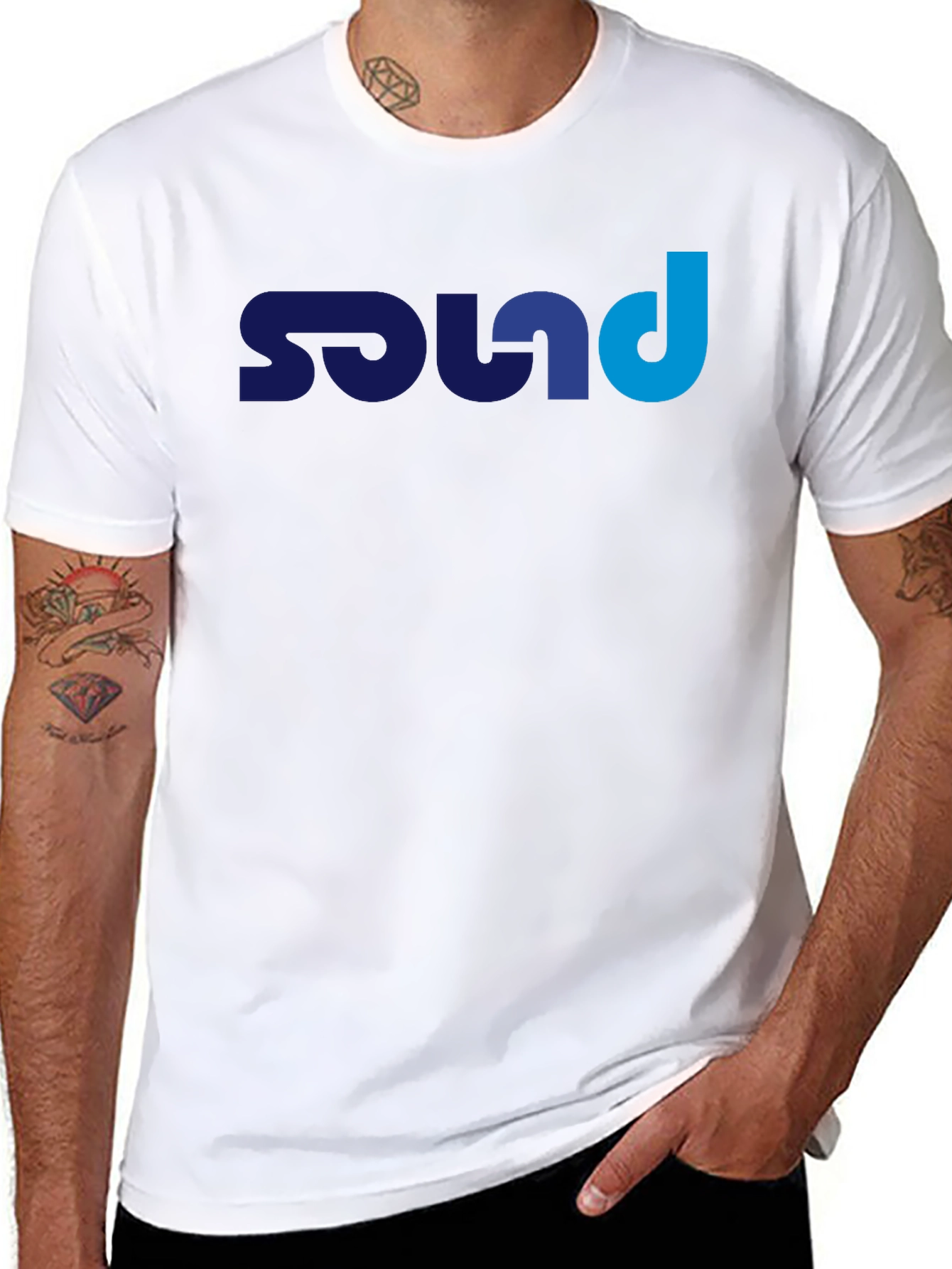 Sound Graphic Tee - Black