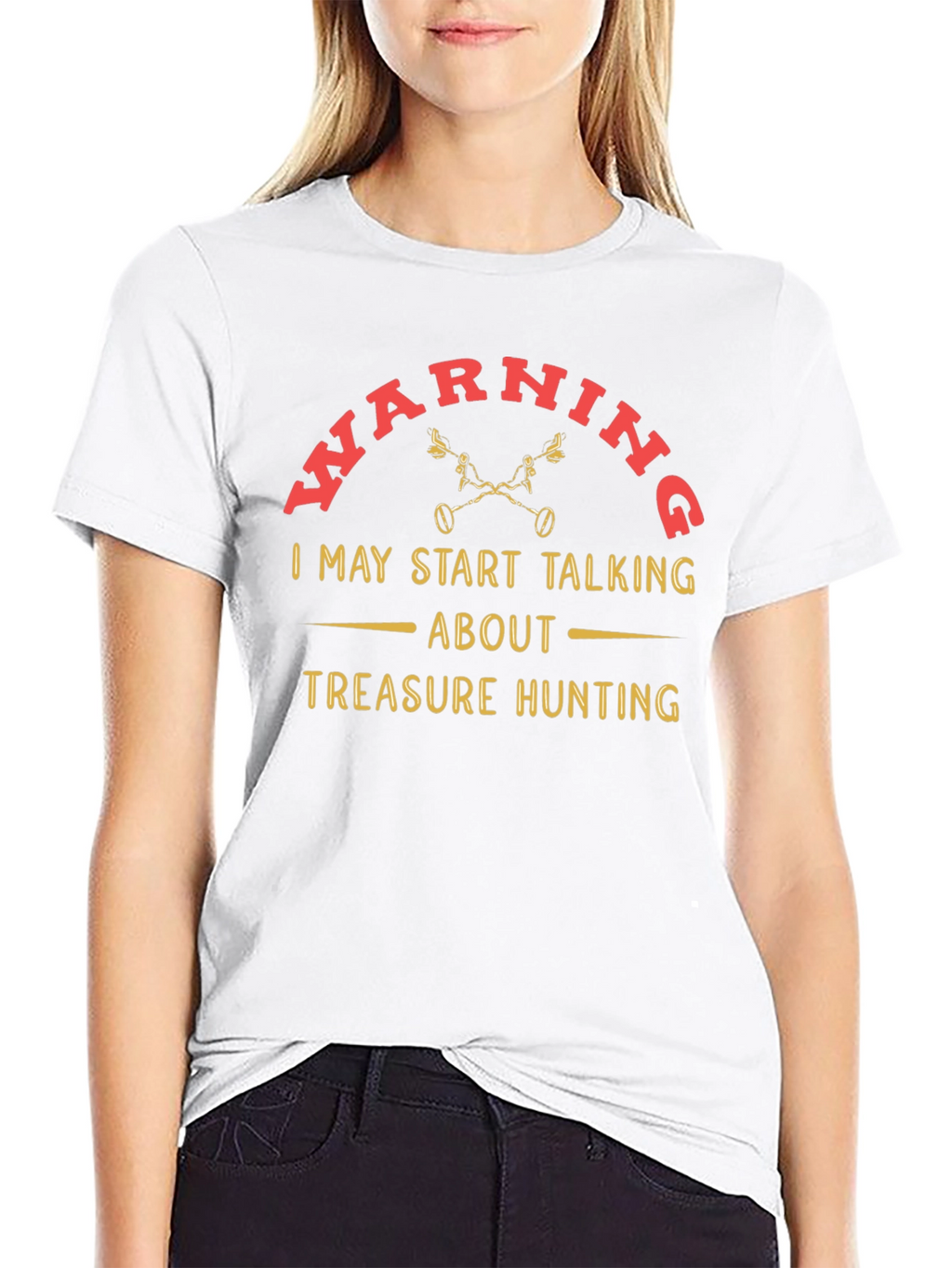 Treasure Hunting Warning T-Shirt - Funny Metal Detecting Tee