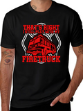 Firetruck T-Shirt - Play With My Firetruck