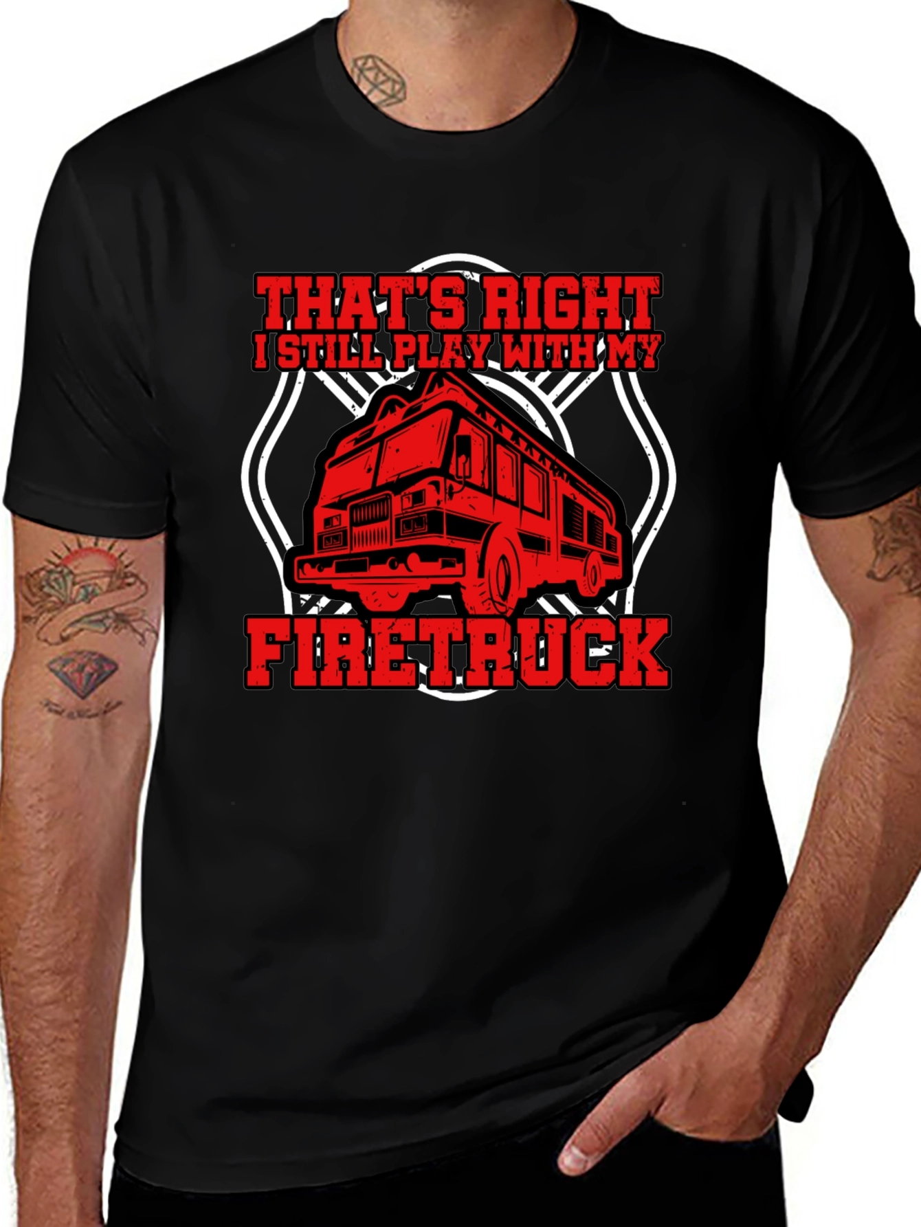 Firetruck T-Shirt - Play With My Firetruck