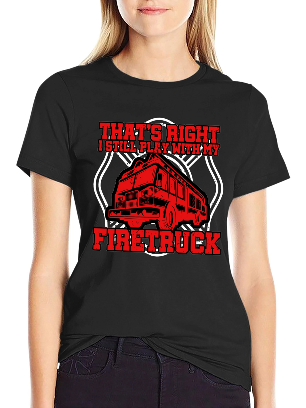 Firetruck T-Shirt - Play With My Firetruck