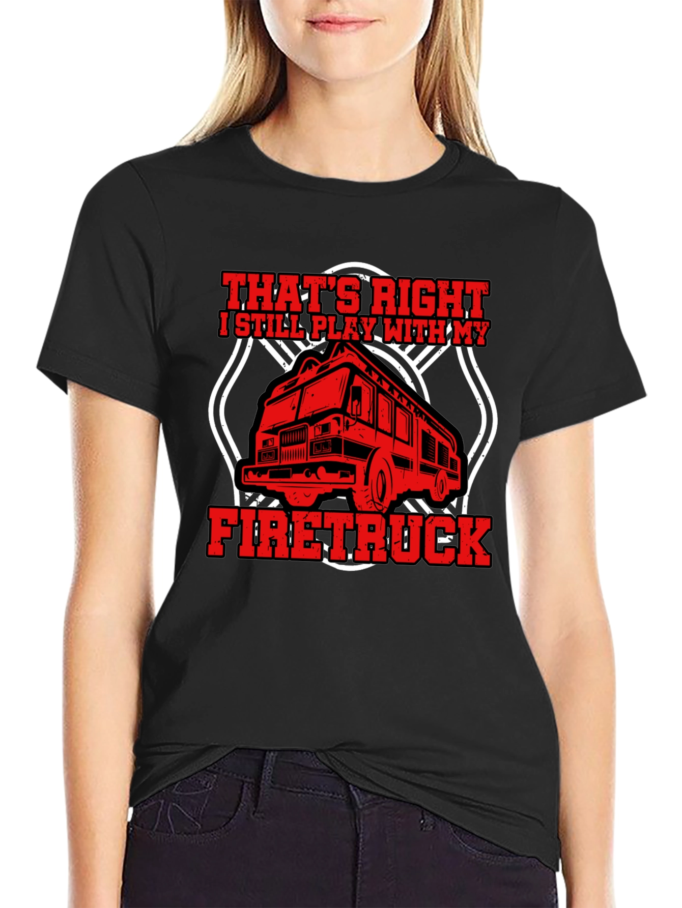 Firetruck T-Shirt - Play With My Firetruck