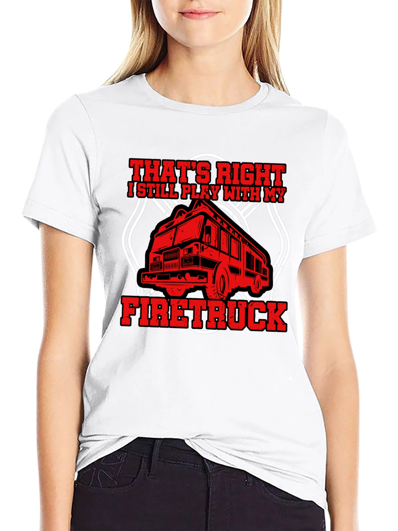 Firetruck T-Shirt - Play With My Firetruck