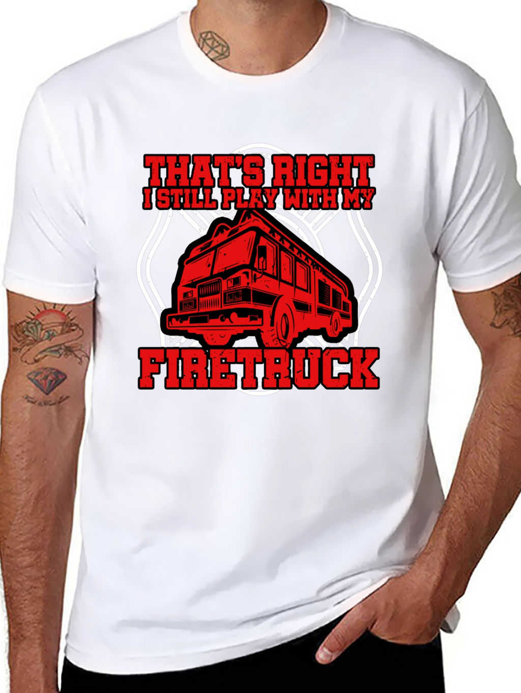 Firetruck T-Shirt - Play With My Firetruck