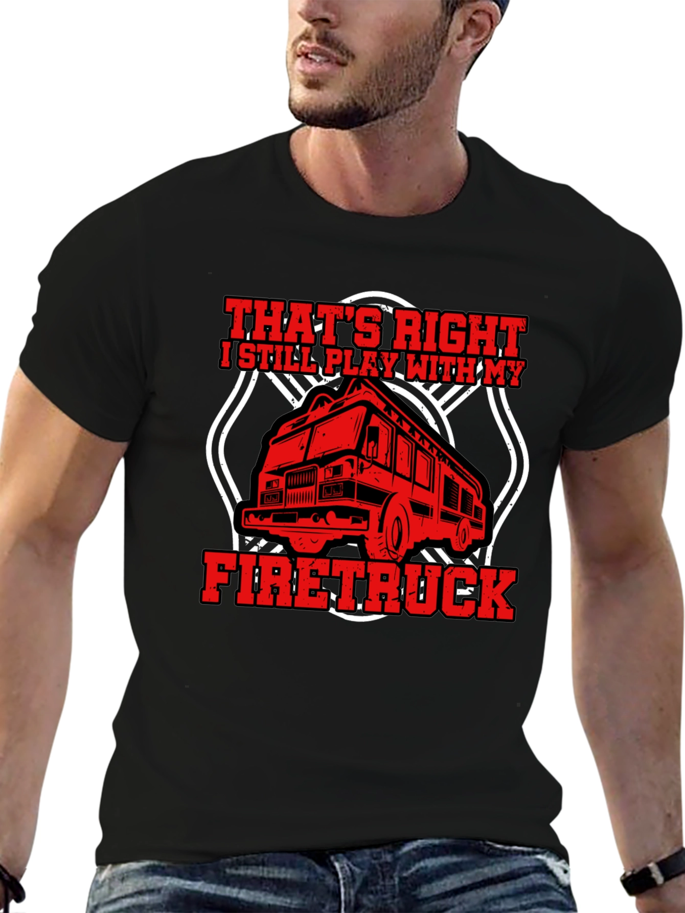 Firetruck T-Shirt - Play With My Firetruck