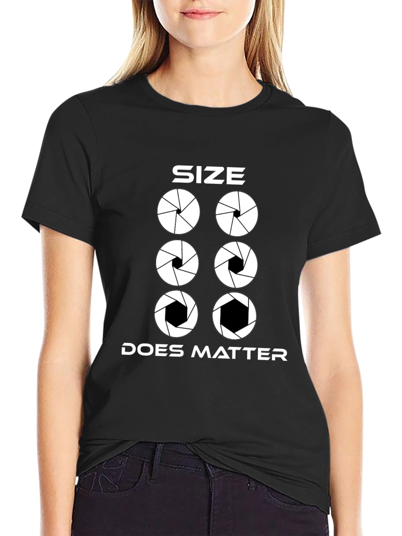Size Does Matter Photography Aperture T-Shirt