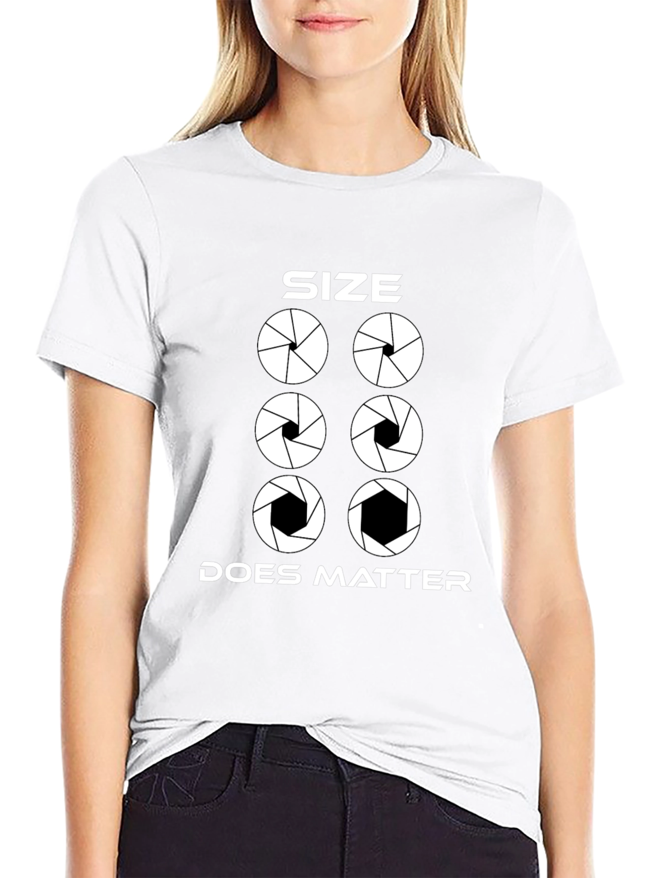 Size Does Matter Photography Aperture T-Shirt