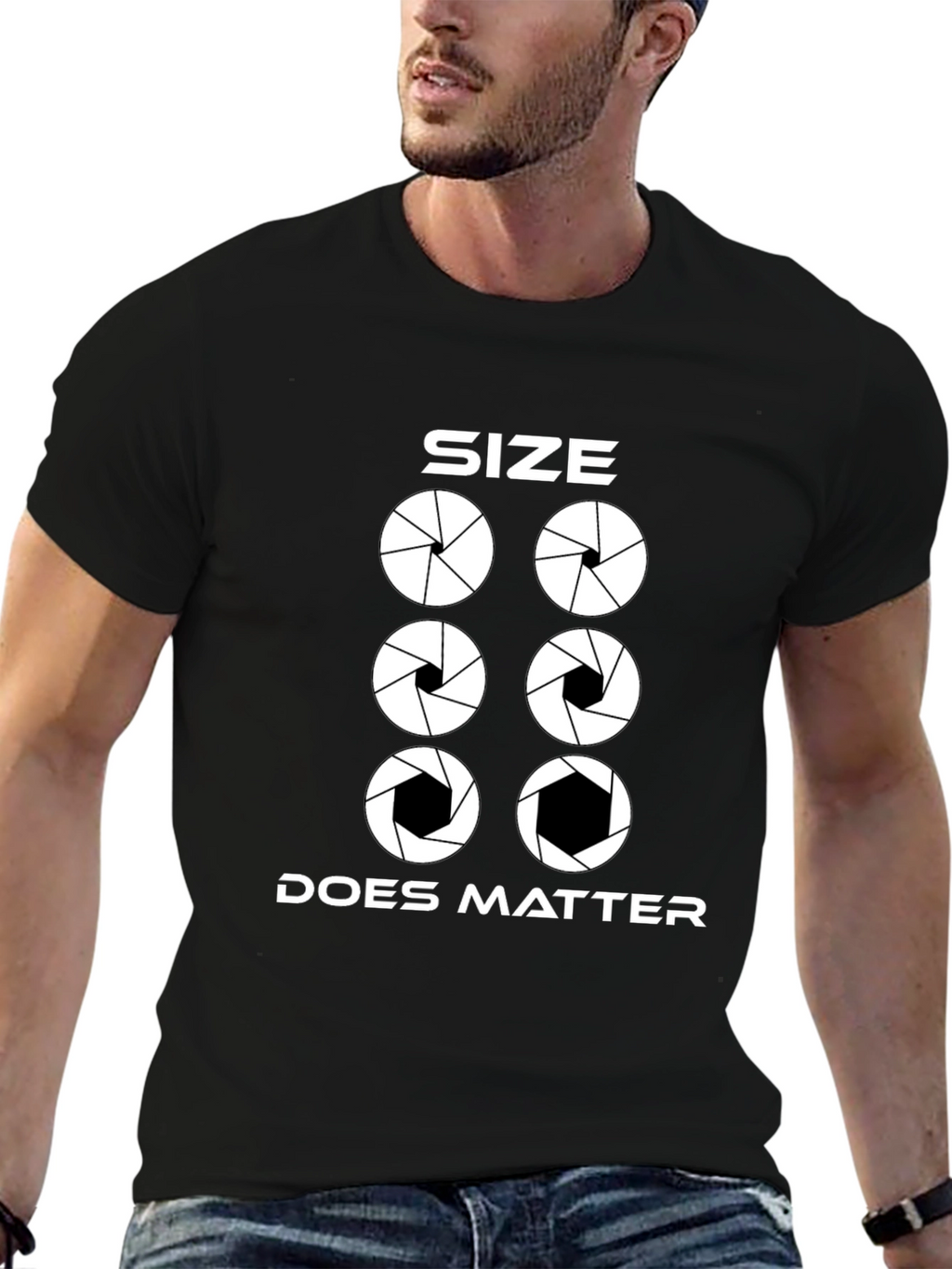Size Does Matter Photography Aperture T-Shirt