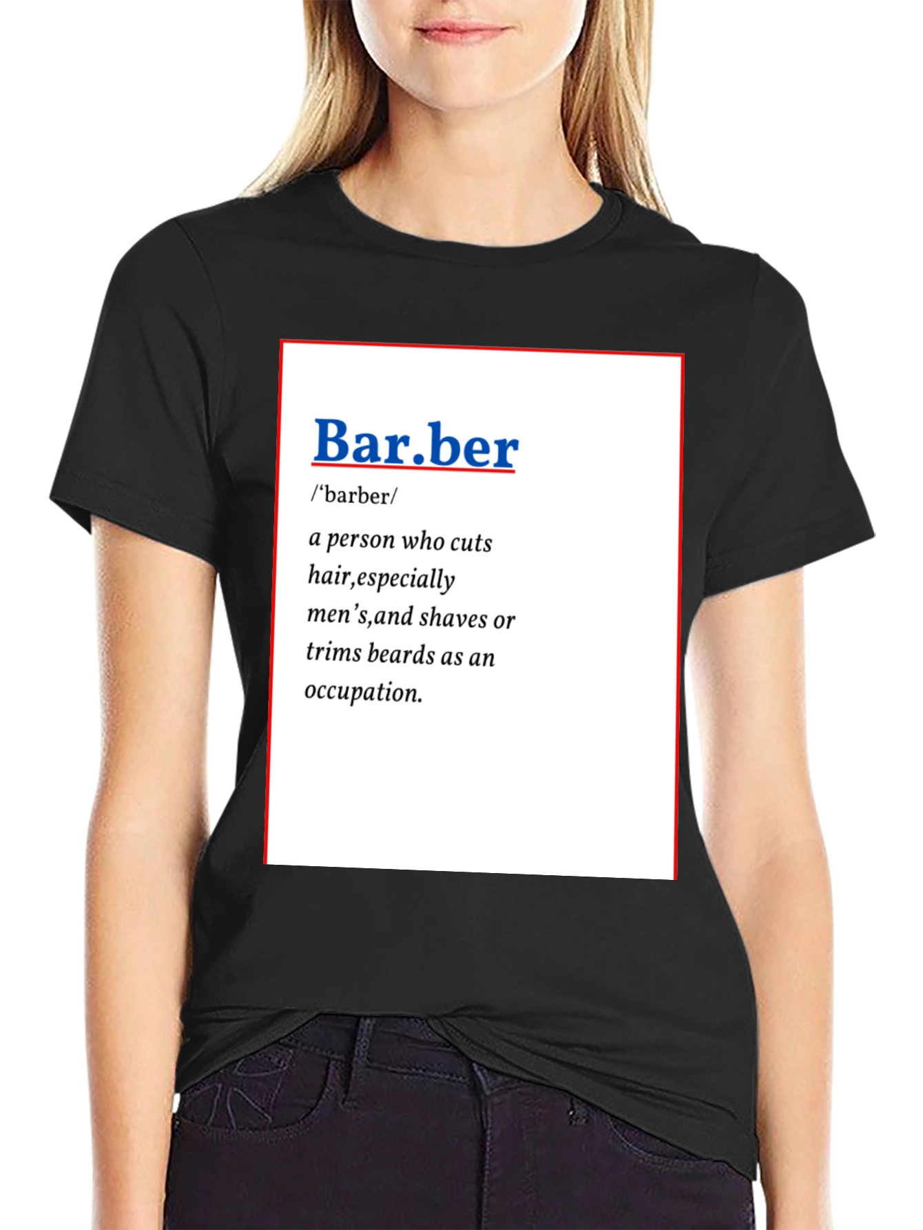 Barber Definition T-Shirt - Stylish & Comfortable