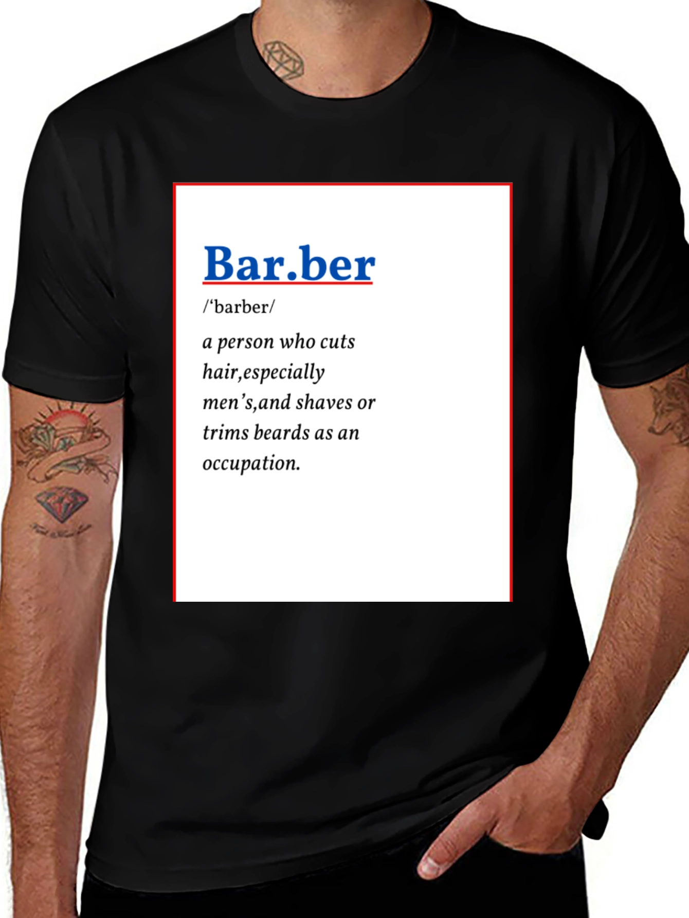 Barber Definition T-Shirt - Stylish & Comfortable