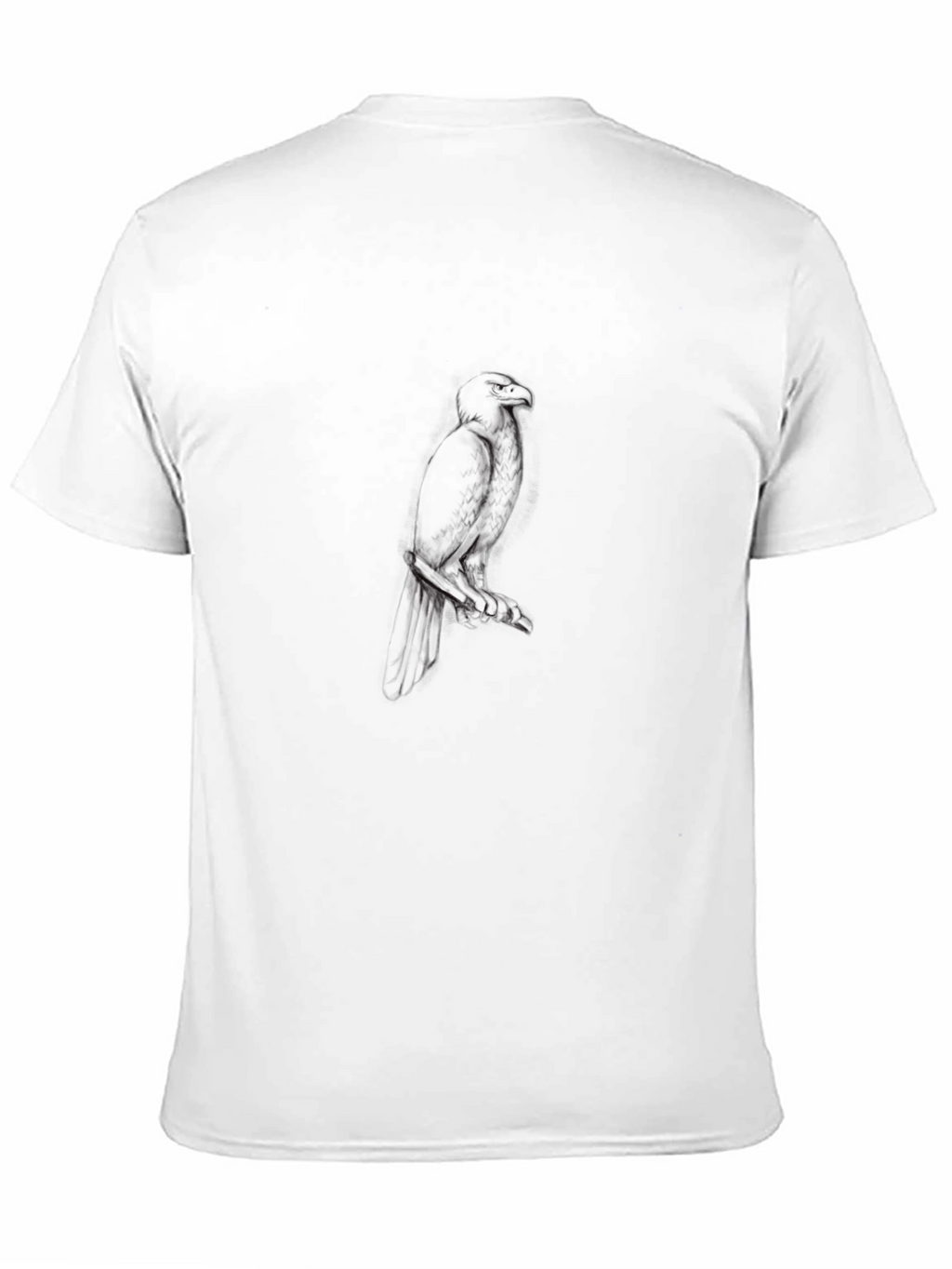 Mens Black Raven Graphic Tee