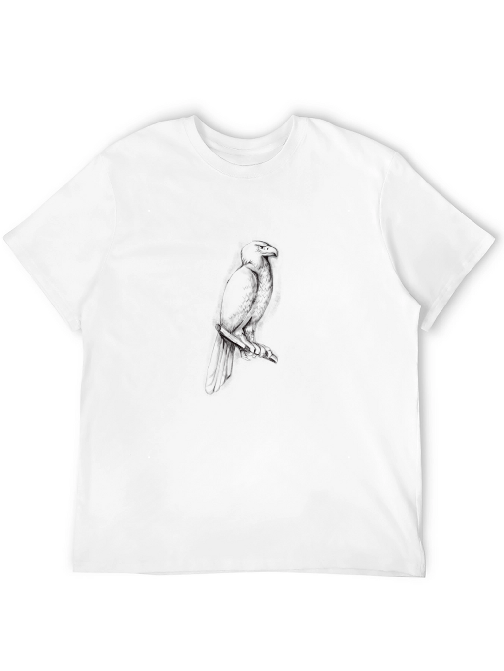 Mens Black Raven Graphic Tee