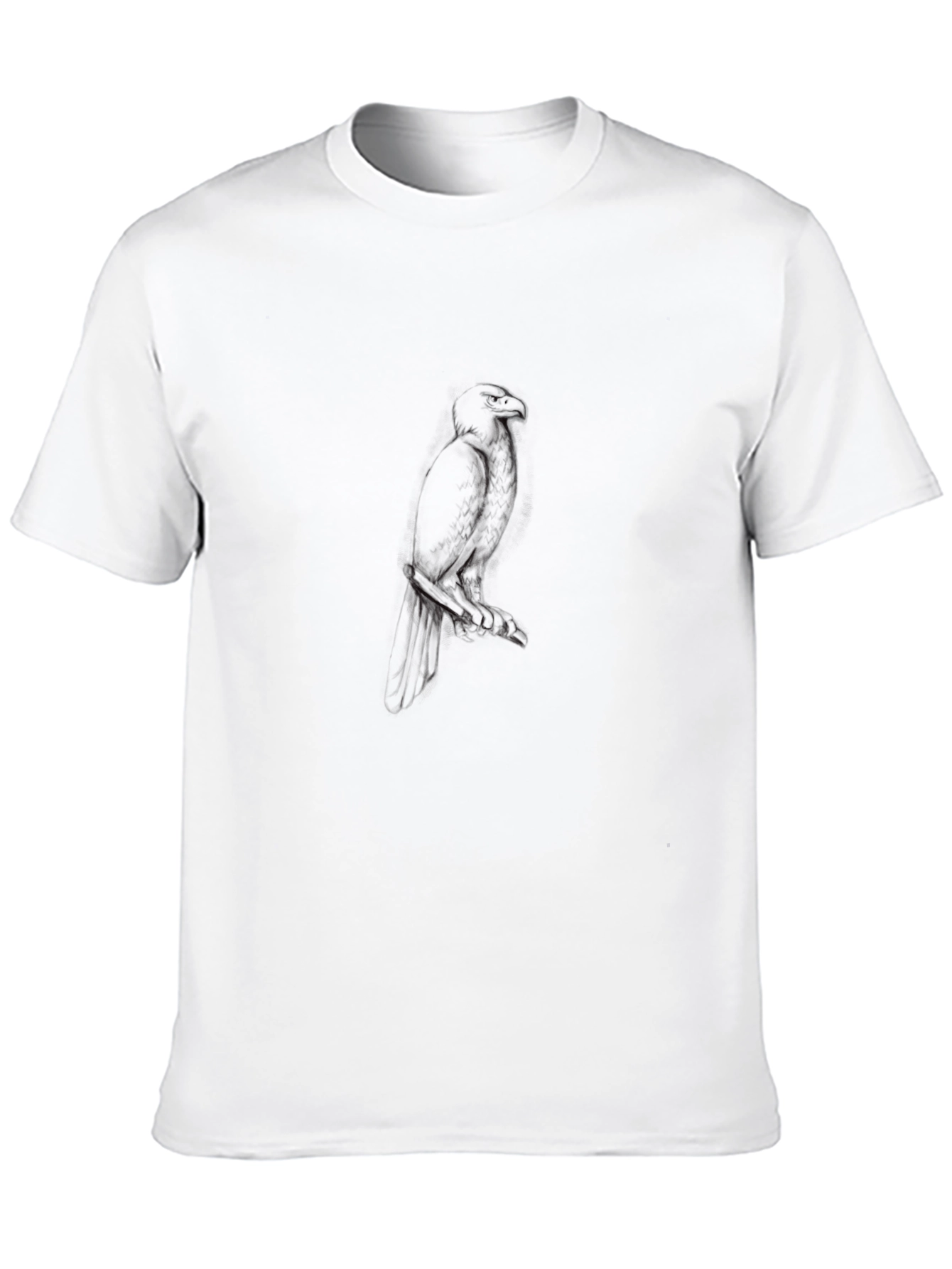 Mens Black Raven Graphic Tee