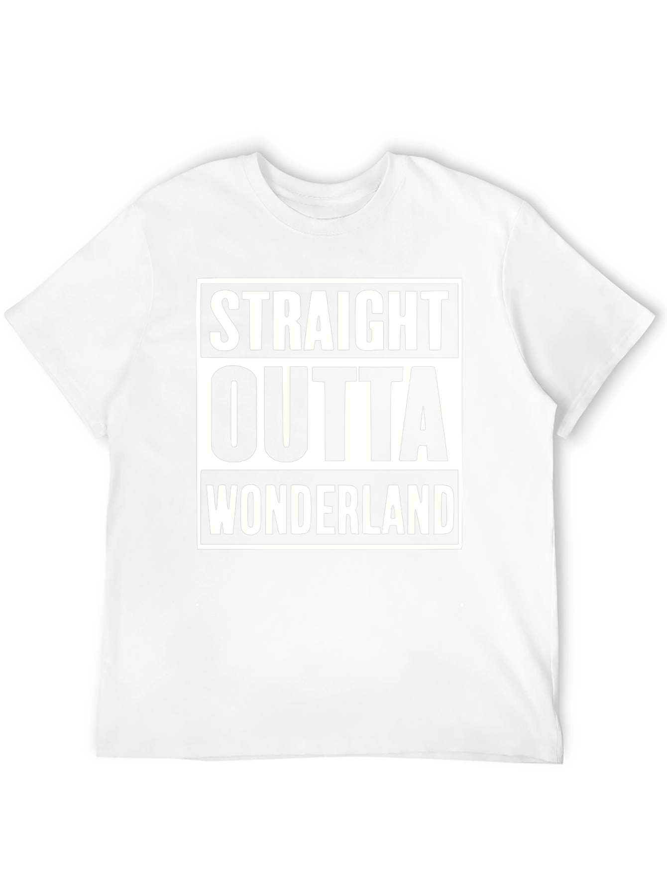 Straight Outta Wonderland Black T-Shirt