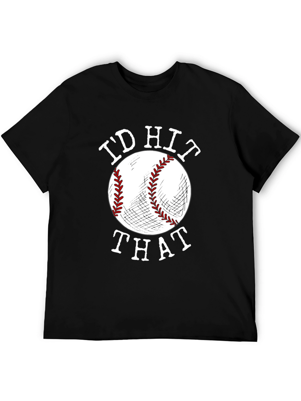 Id Hit That Baseball Graphic Tee