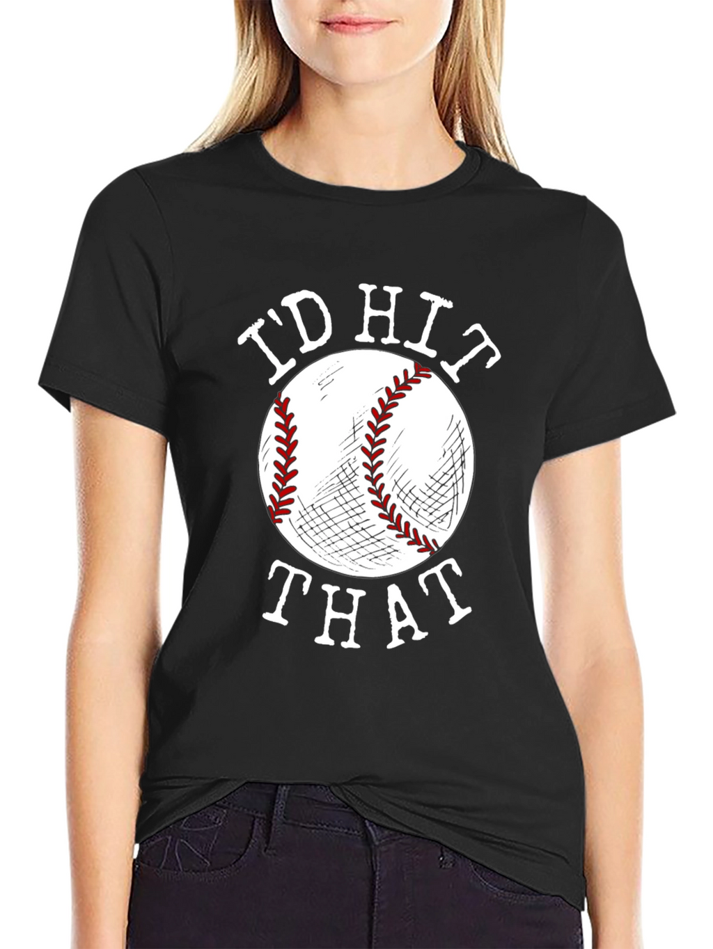 Id Hit That Baseball Graphic Tee