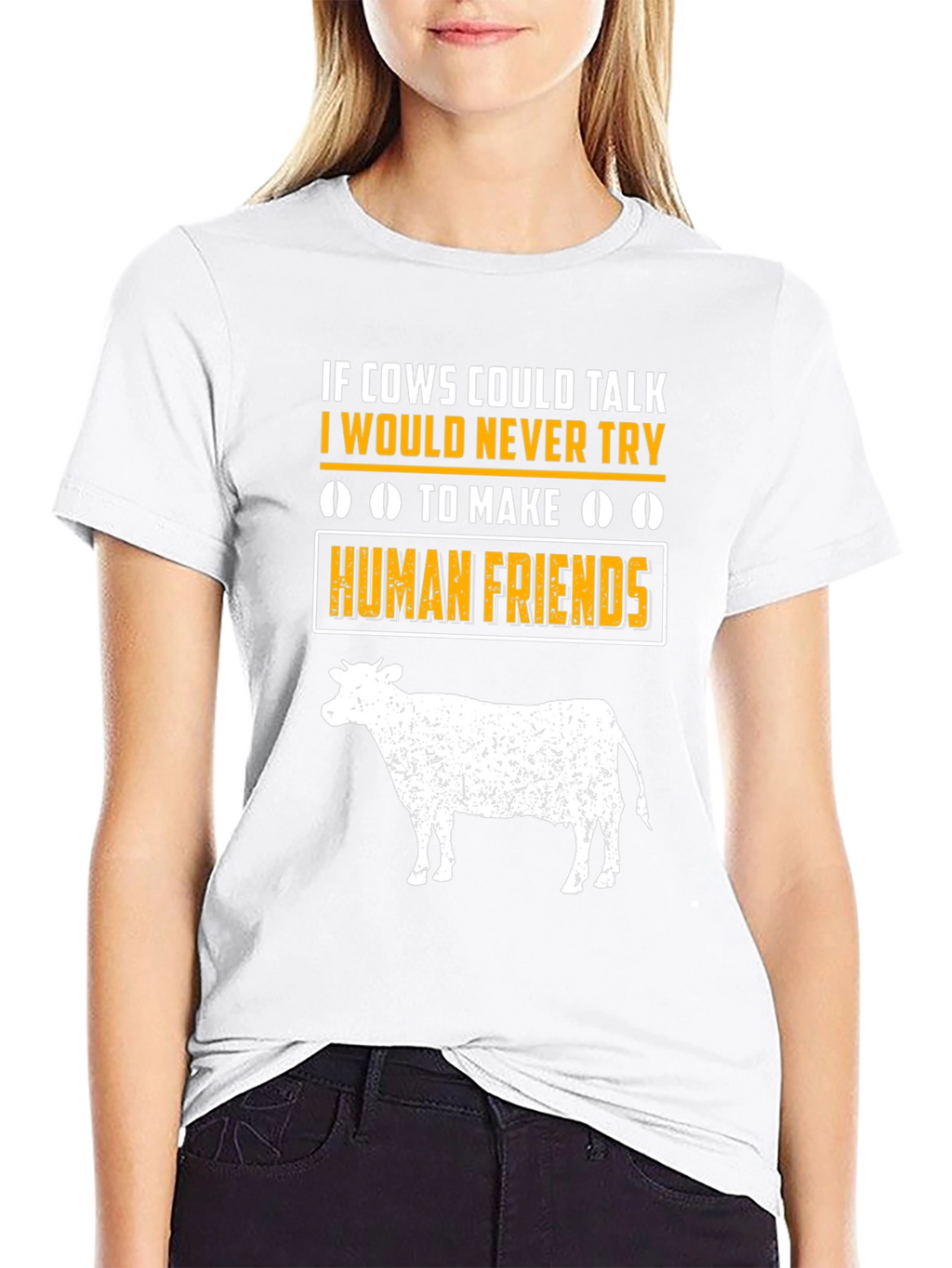 Cow Talk T-Shirt: Funny Animal Lover Tee